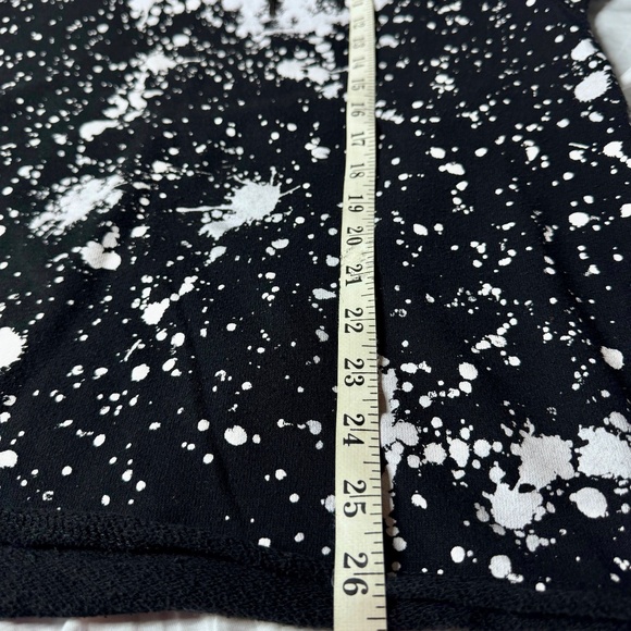 Brooklyn Cloth Mfg Co Lightweight Short-Sleeve Hoodie – White Splatter Print - Picture 11 of 12